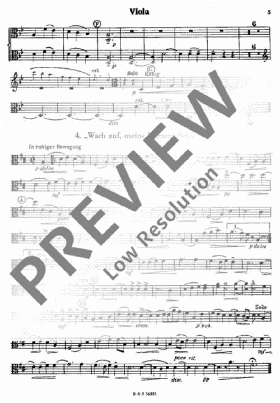 Vergangen ist die Nacht Viola scores gallery preview page 6
