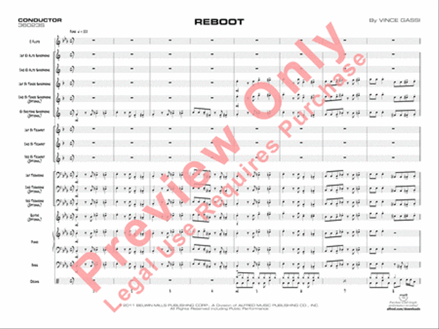 Reboot Reboot Jazz Ensemble scores gallery preview page 4