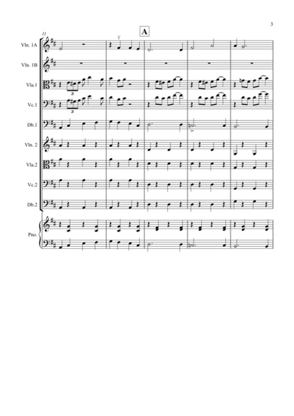 The Saints (jazzy style!) for Beginner and Advanced String Orchestra  image number null