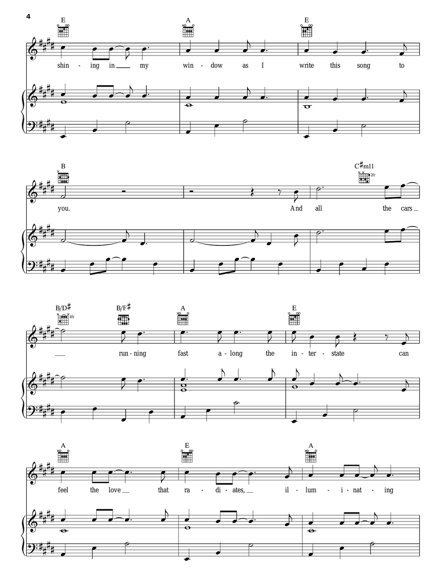All Will Be Well All Will Be Well Piano, Vocal, Guitar scores gallery preview page 4