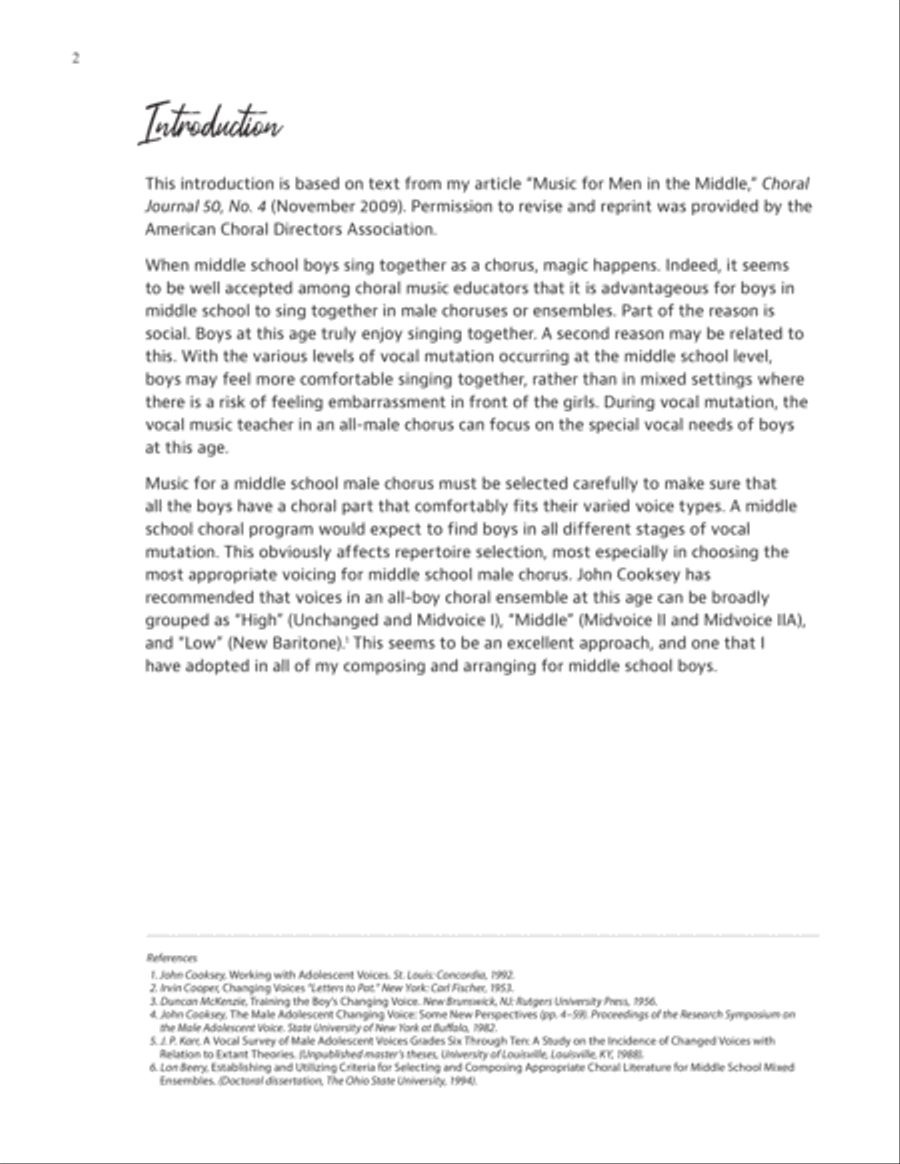 The Cambiata Collection Men's Choir scores gallery preview page 3