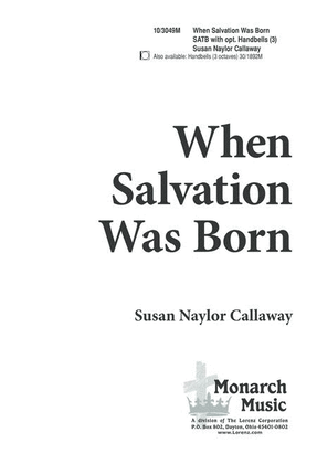 Book cover for When Salvation Was Born