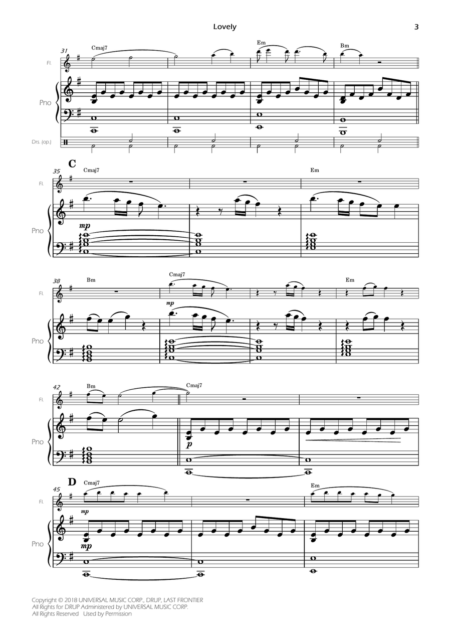 Lovely Flute scores gallery preview page 5