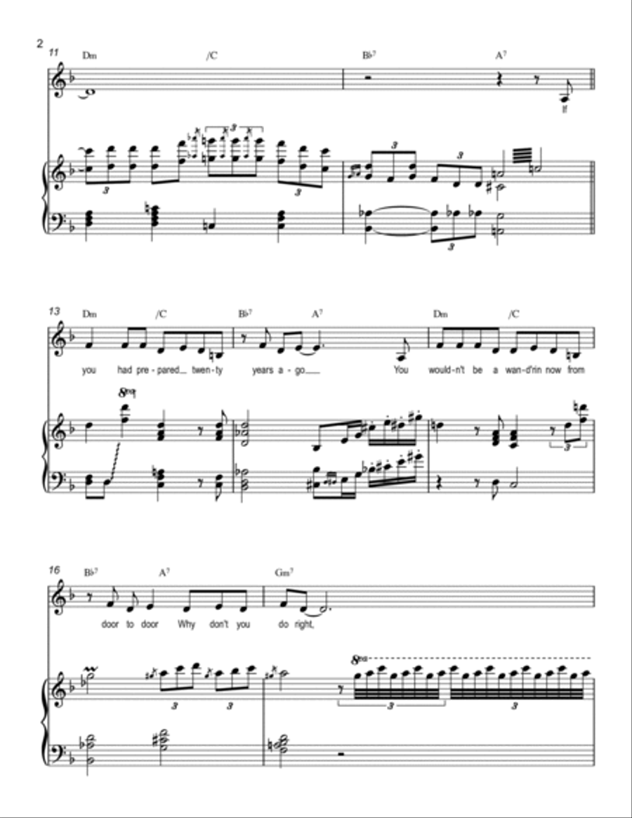 Why Don't You Do Right Voice scores gallery preview page 2