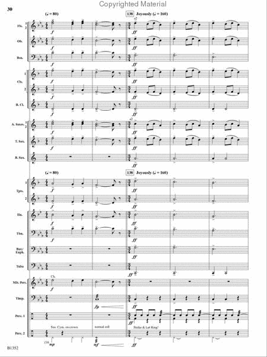 A Christmas Montage Concert Band scores gallery preview page 29