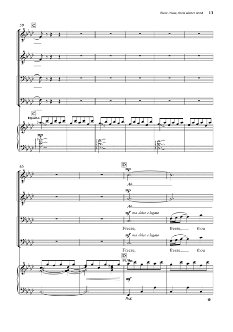 John Rutter Choral Works for TTBB choirs TTBB scores gallery preview page 6