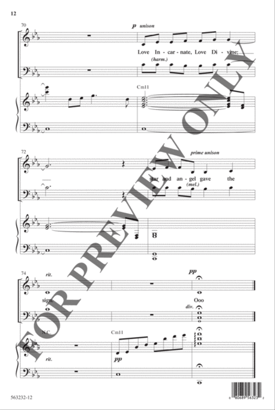 Noel - Anthem Noel - Anthem Choir scores gallery preview page 12