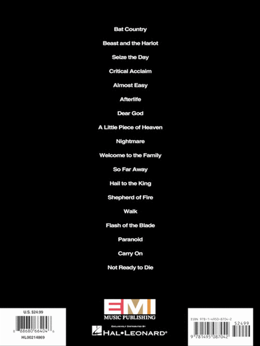 Avenged Sevenfold – The Best of 2005-2013 Guitar Tablature scores gallery preview page 6