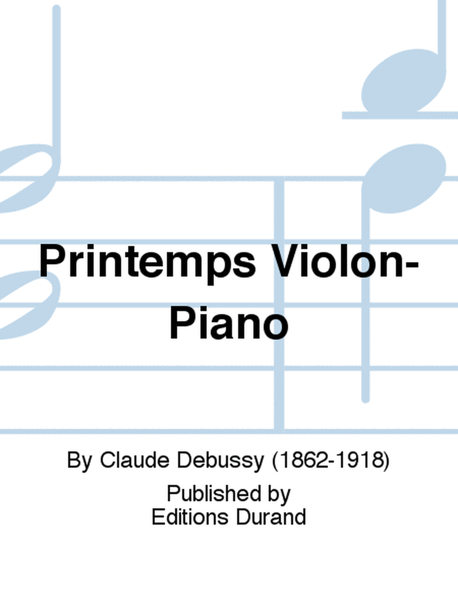Printemps Violon-Piano