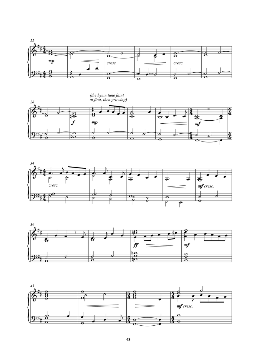 Elegy For Dunkirk (from Atonement) Piano Solo scores gallery preview page 2