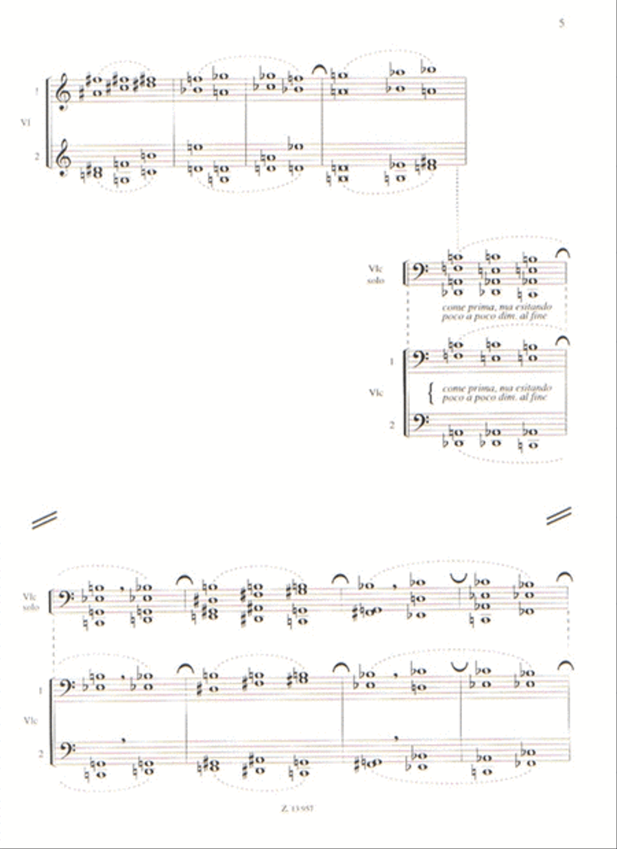 Ligatura-Message to Frances-Marie op. 31b School and Community scores gallery preview page 2