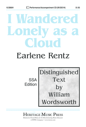 Book cover for I Wandered Lonely as a Cloud