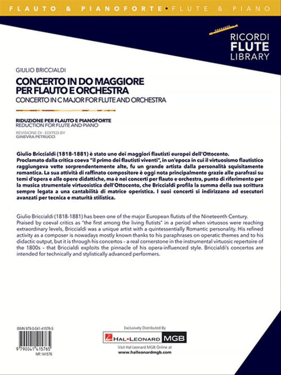 Concerto in C Major Concerto in C Major Flute Solo scores gallery preview page 6