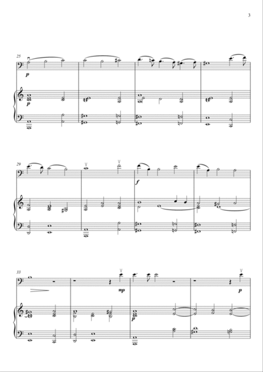 THY HAND, BELINDA! (FROM DIDO & AENEAS) - HENRY PURCELL - FOR CELLO AND PIANO Chamber Music scores gallery preview page 4
