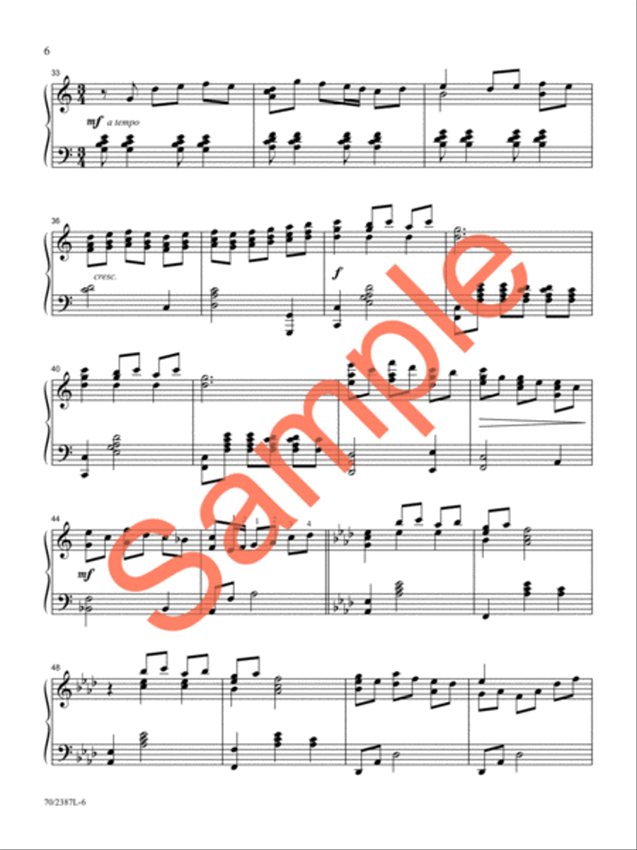 Alleluias for the Piano Piano Solo scores gallery preview page 6