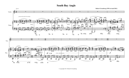 South Bay Angle for violin and piano image number null