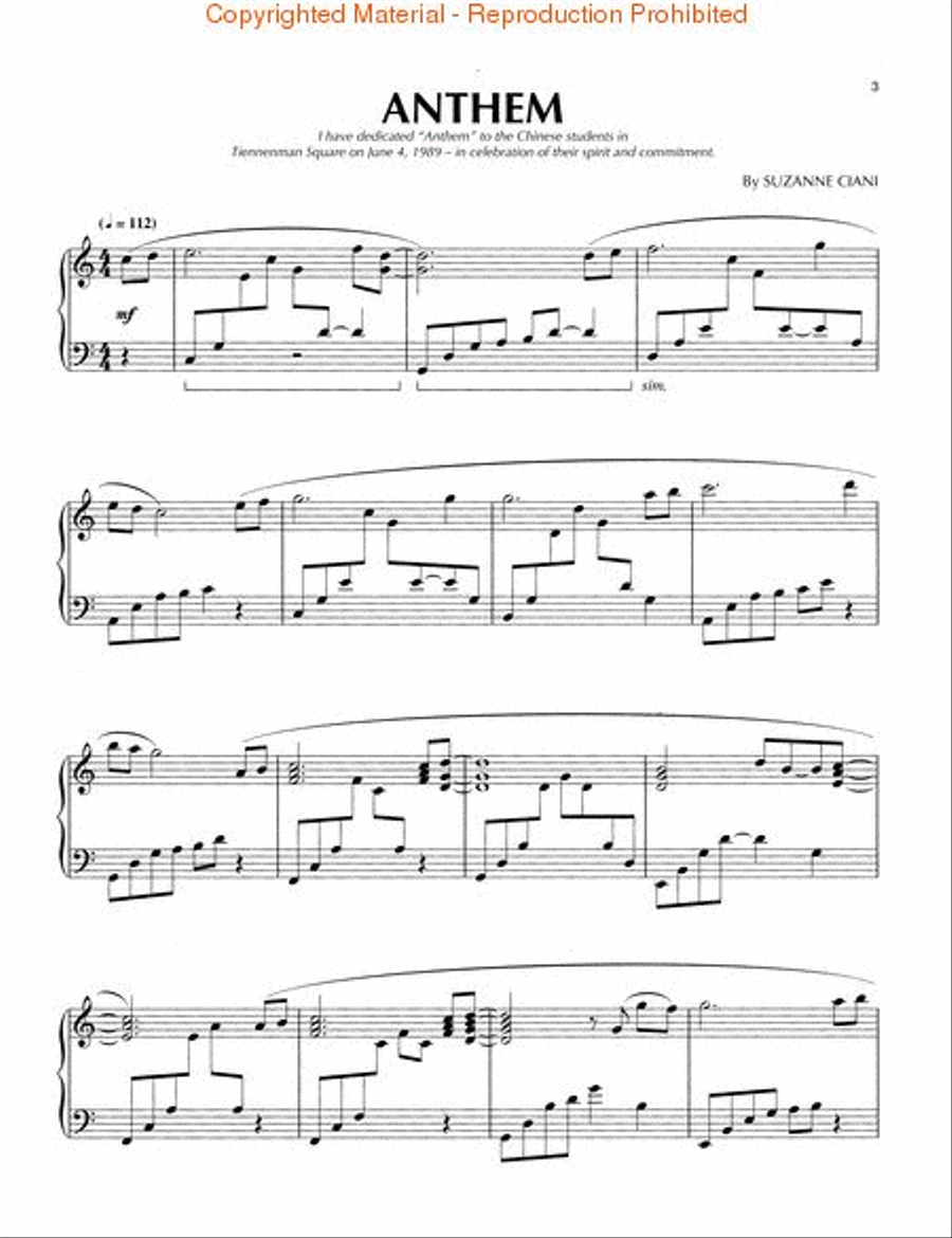 Best of Suzanne Ciani Piano Solo scores gallery preview page 2