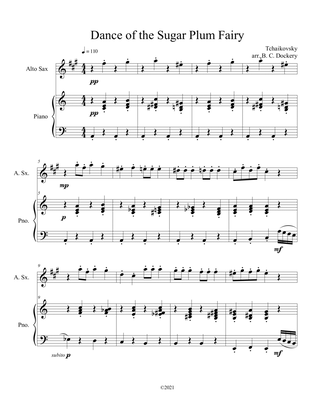 Dance of the Sugar Plum Fairy (Alto Sax Solo with Piano Accompaniment)