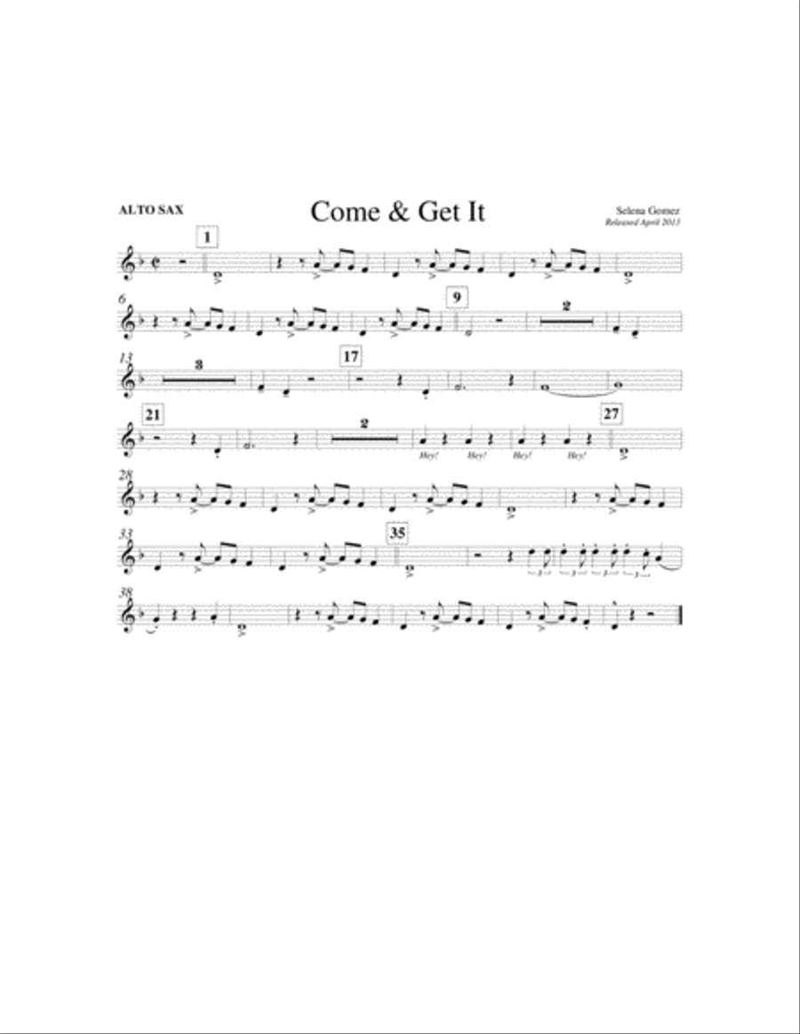 Come & Get It Jazz Ensemble scores gallery preview page 6