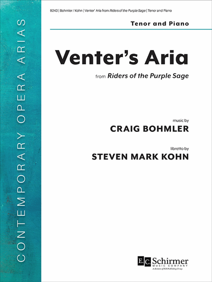Venter's Aria Tenor Voice scores gallery preview page 1