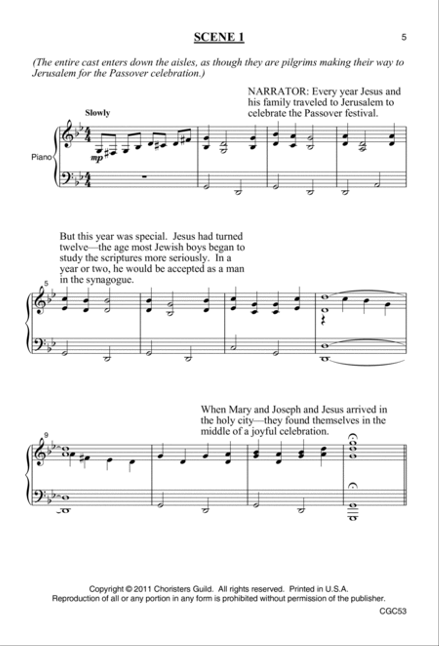 The Lost Boy (Score) Unison Choir scores gallery preview page 5