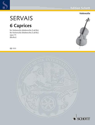 Book cover for 6 Caprices Op. 11