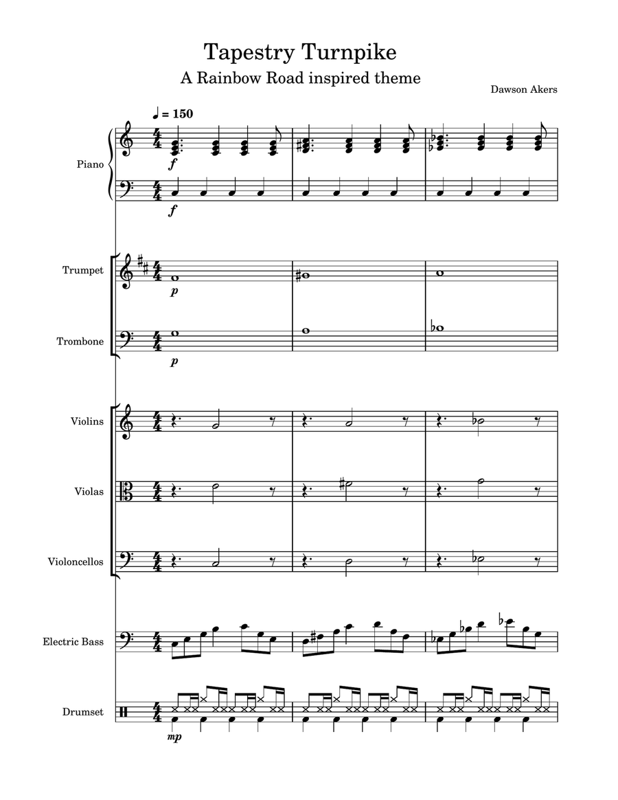 Tapestry Turnpike, Op. 11 Large Ensemble scores gallery preview page 1