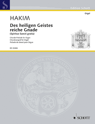 Book cover for Des heiligen Geistes reiche Gnade