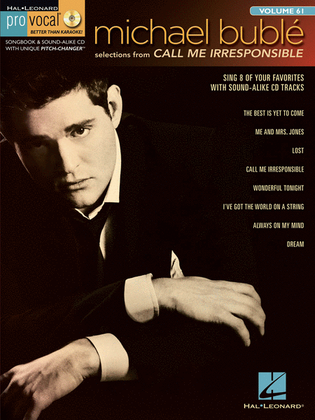 Book cover for Michael Buble - Call Me Irresponsible