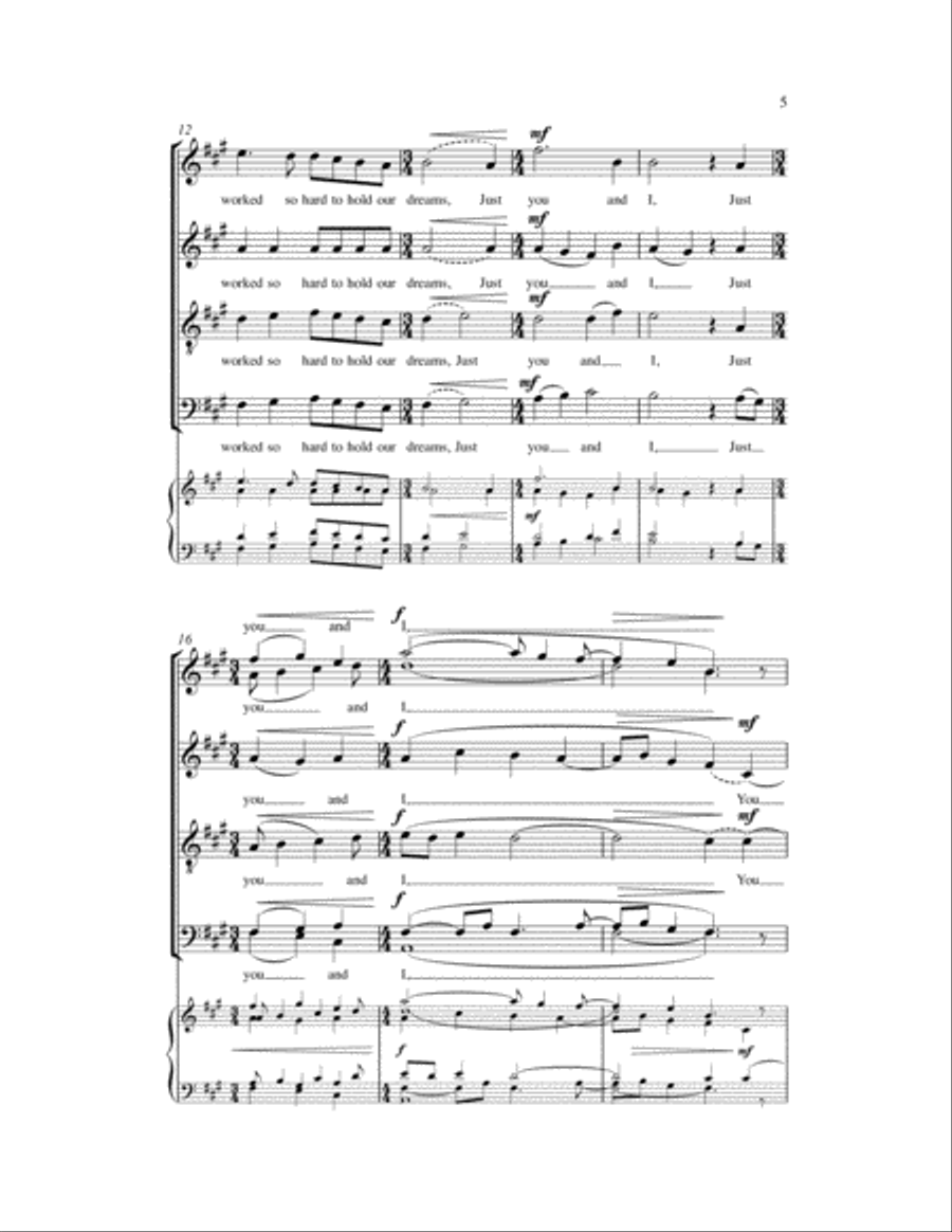 When I Have Sung My Songs To You A Cappella scores gallery preview page 4