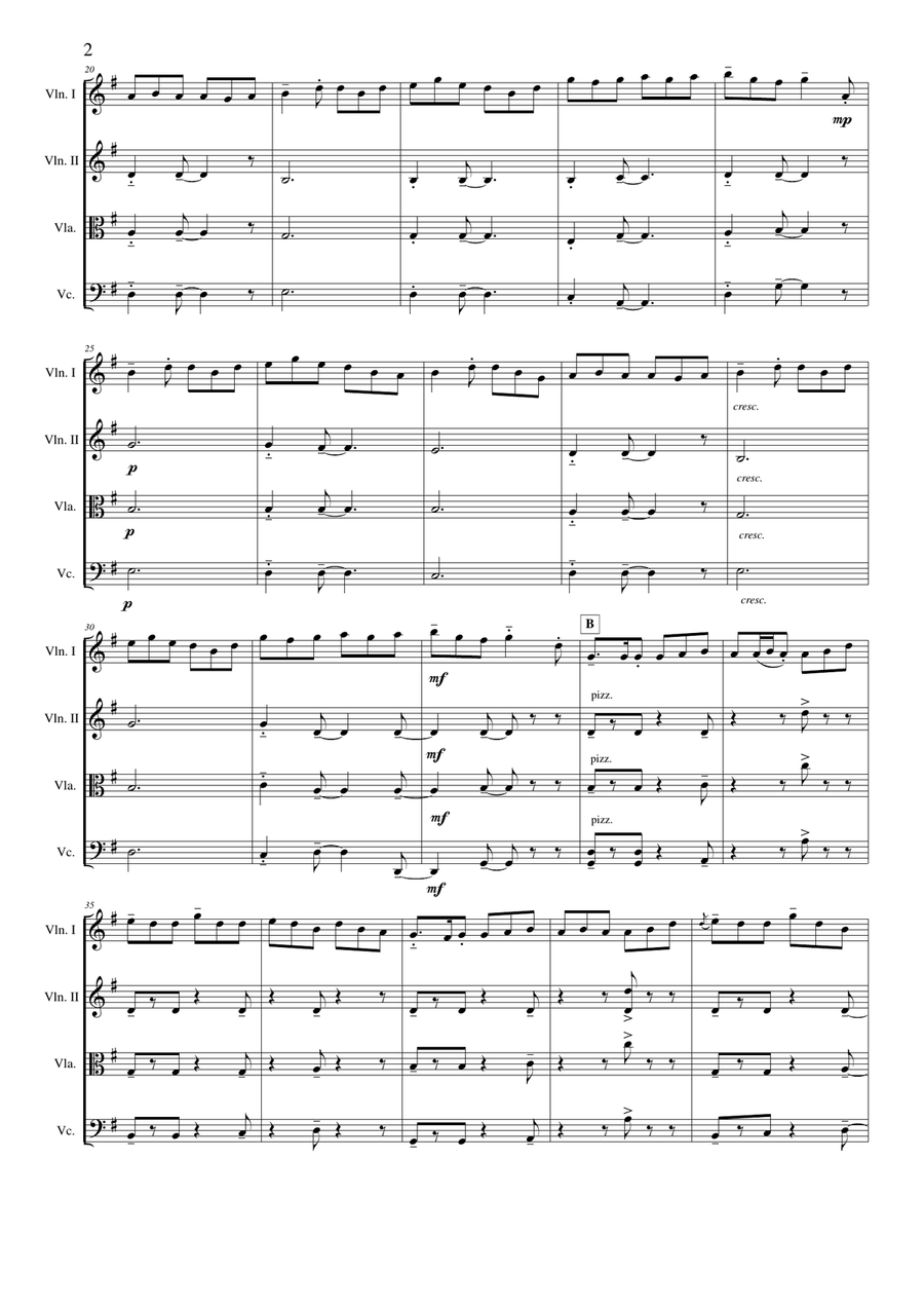 The Kesh Jig String Quartet scores gallery preview page 2