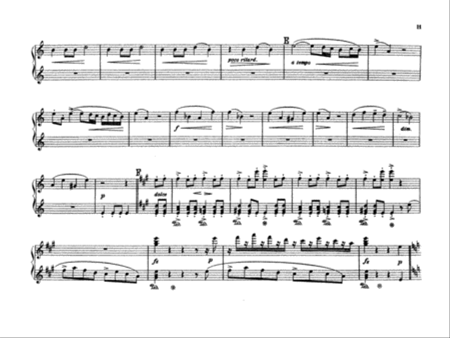 Grieg: Peer Gynt Suite, No. 2, Op. 55 Piano Duet scores gallery preview page 6