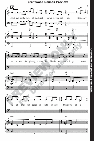 The Love Of God At Christmas (Choral Book) image number null