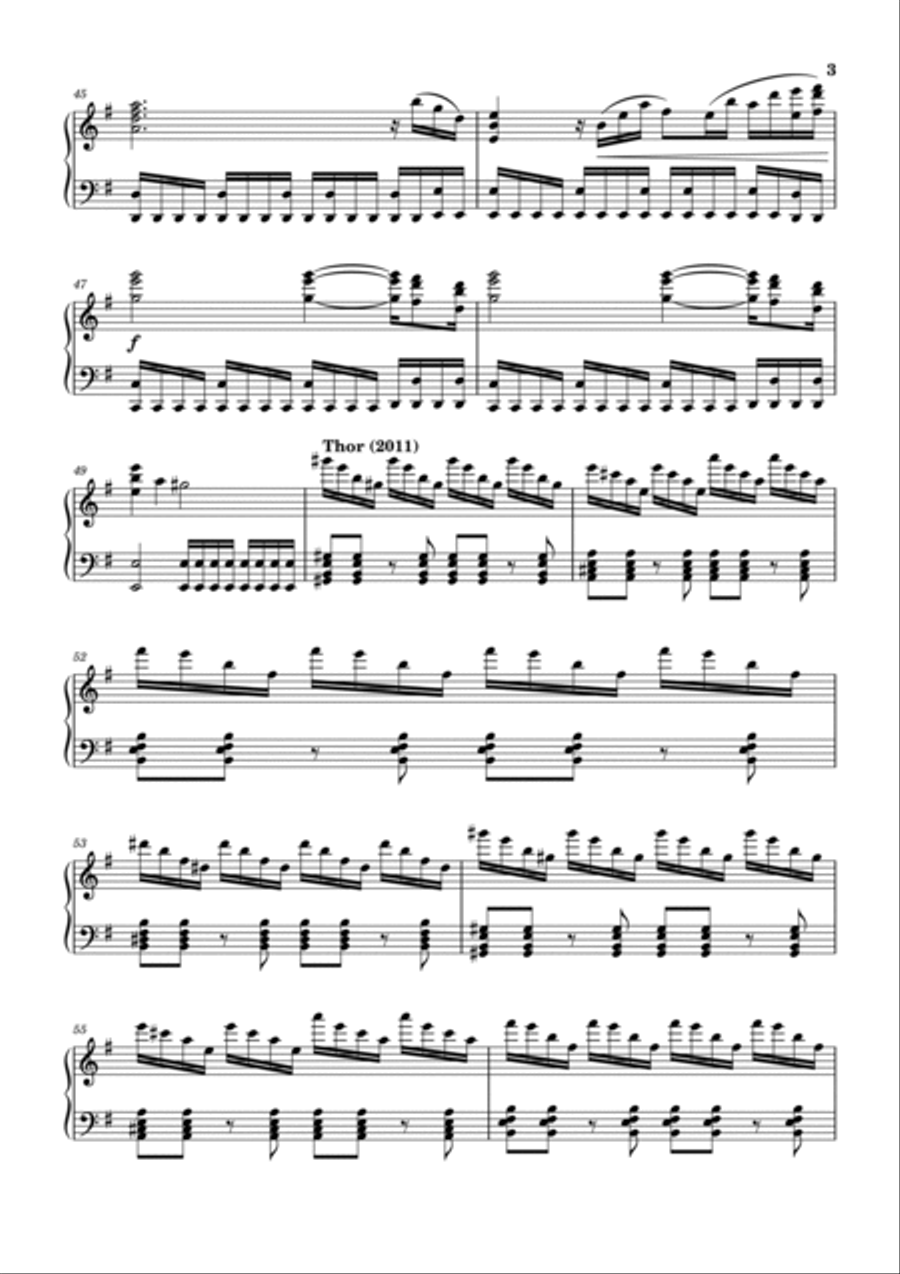 Marvel Studios Fanfare Marvel Studios Fanfare Piano Method scores gallery preview page 3