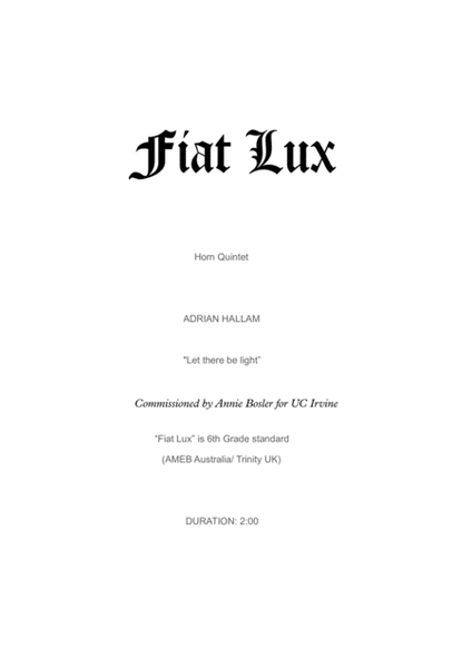 Fiat Lux image number null