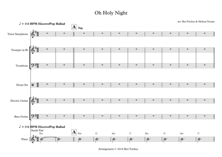Oh Holy Night Contemporary Arrangement image number null