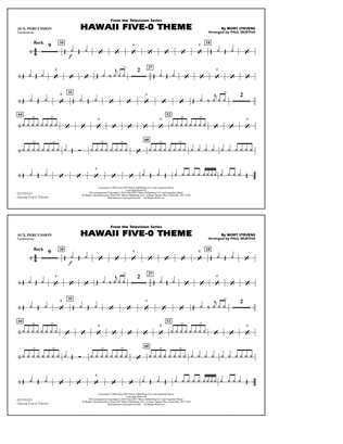 Hawaii Five-O Theme - Aux Percussion