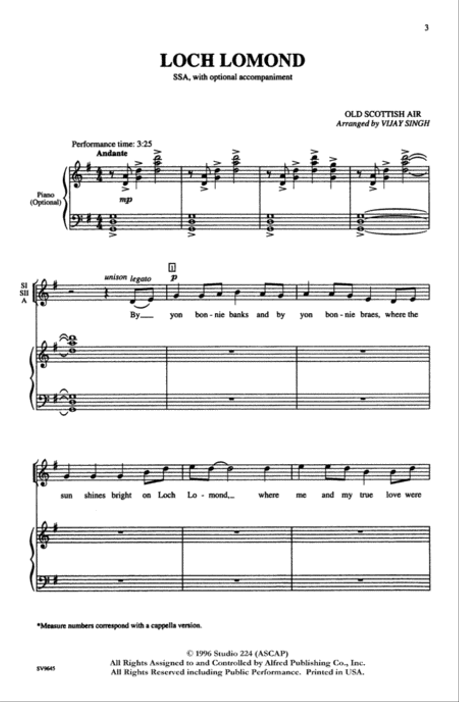 Loch Lomond Women's Choir scores gallery preview page 2