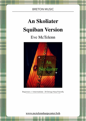 Book cover for An Skoliater - Breton Melody - beginner & 34 String Harp | McTelenn Harp Center