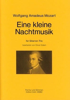 Book cover for Eine kleine Nachtmusik KV 525 (für Gitarren-Trio)