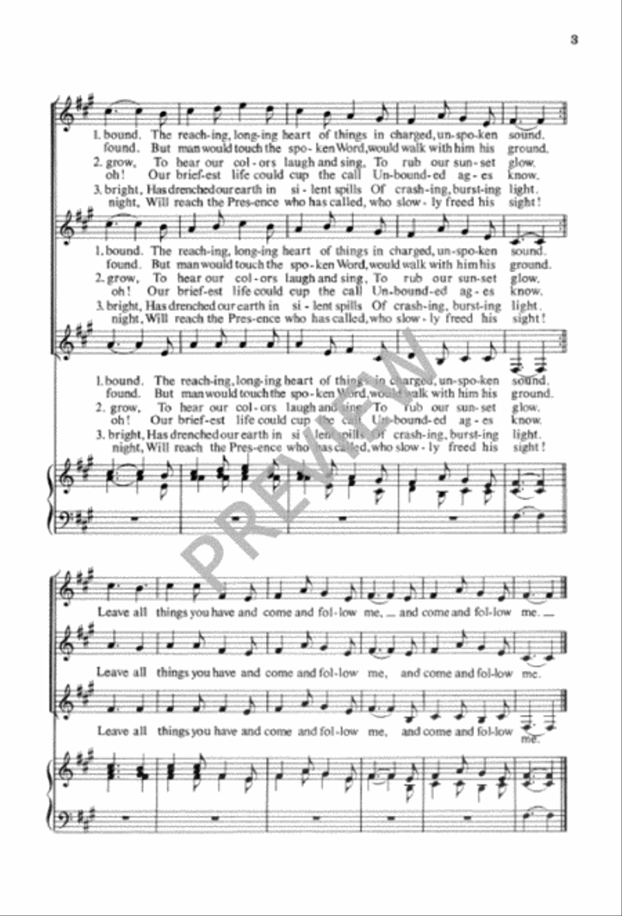 The Call The Call SSA scores gallery preview page 4