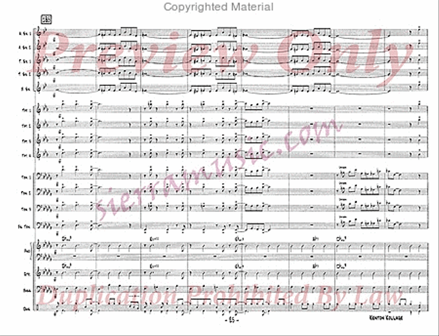 Kenton Kollage Kenton Kollage Big Band scores gallery preview page 26
