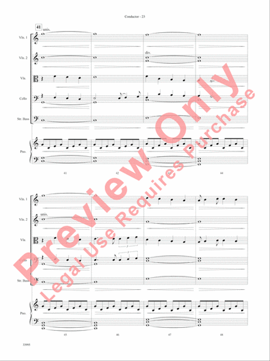 Great Movie Themes Great Movie Themes String Orchestra scores gallery preview page 24