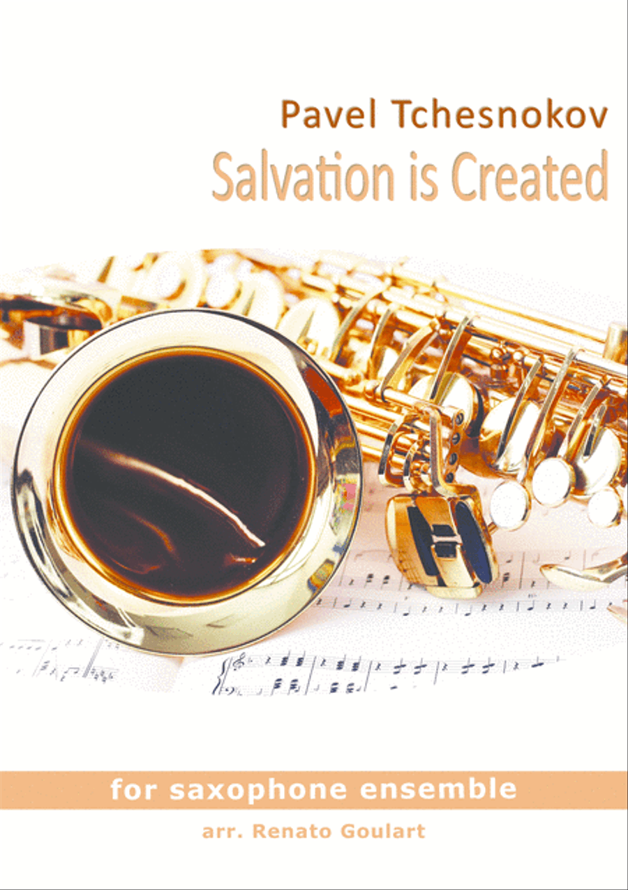 Salvation is Created (For Saxophone Ensemble) Woodwind Ensemble scores gallery preview page 1