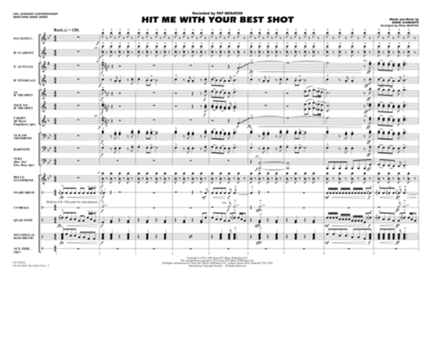 Hit Me with Your Best Shot - Conductor Score (Full Score)