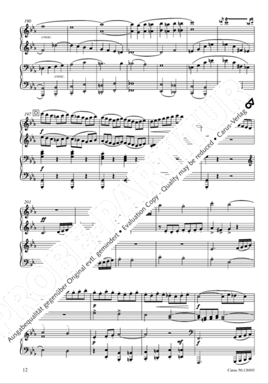 Christoforus + Das Tochterlein des Jairus (Gesamtausgabe, Bd. 9) 4-Part scores gallery preview page 13