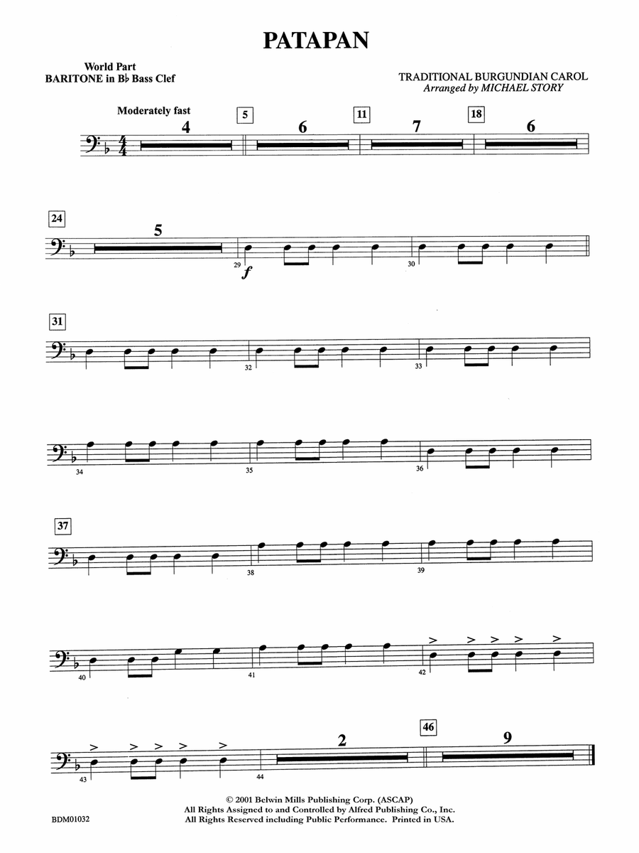 Patapan: WP B-flat Baritone B.C.