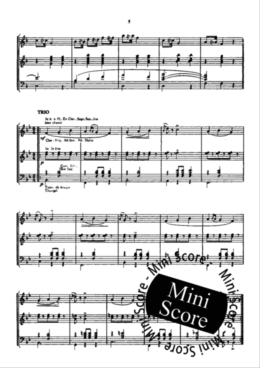 La Czarine Fanfare Band scores gallery preview page 7