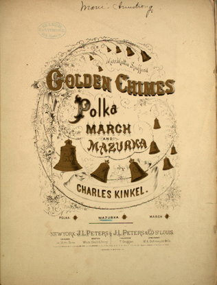 Book cover for Golden Chimes. Mazurka