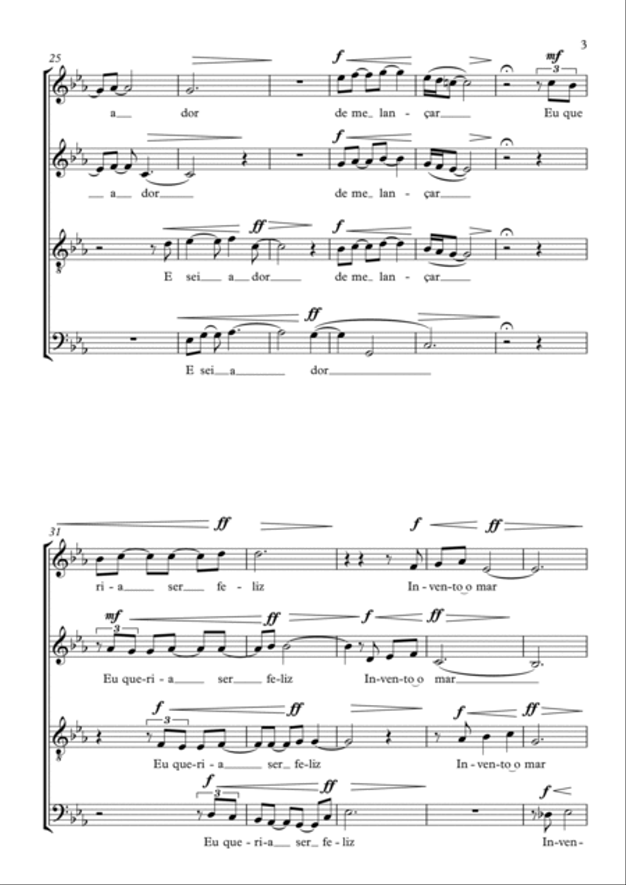Cais Cais 4-Part scores gallery preview page 3